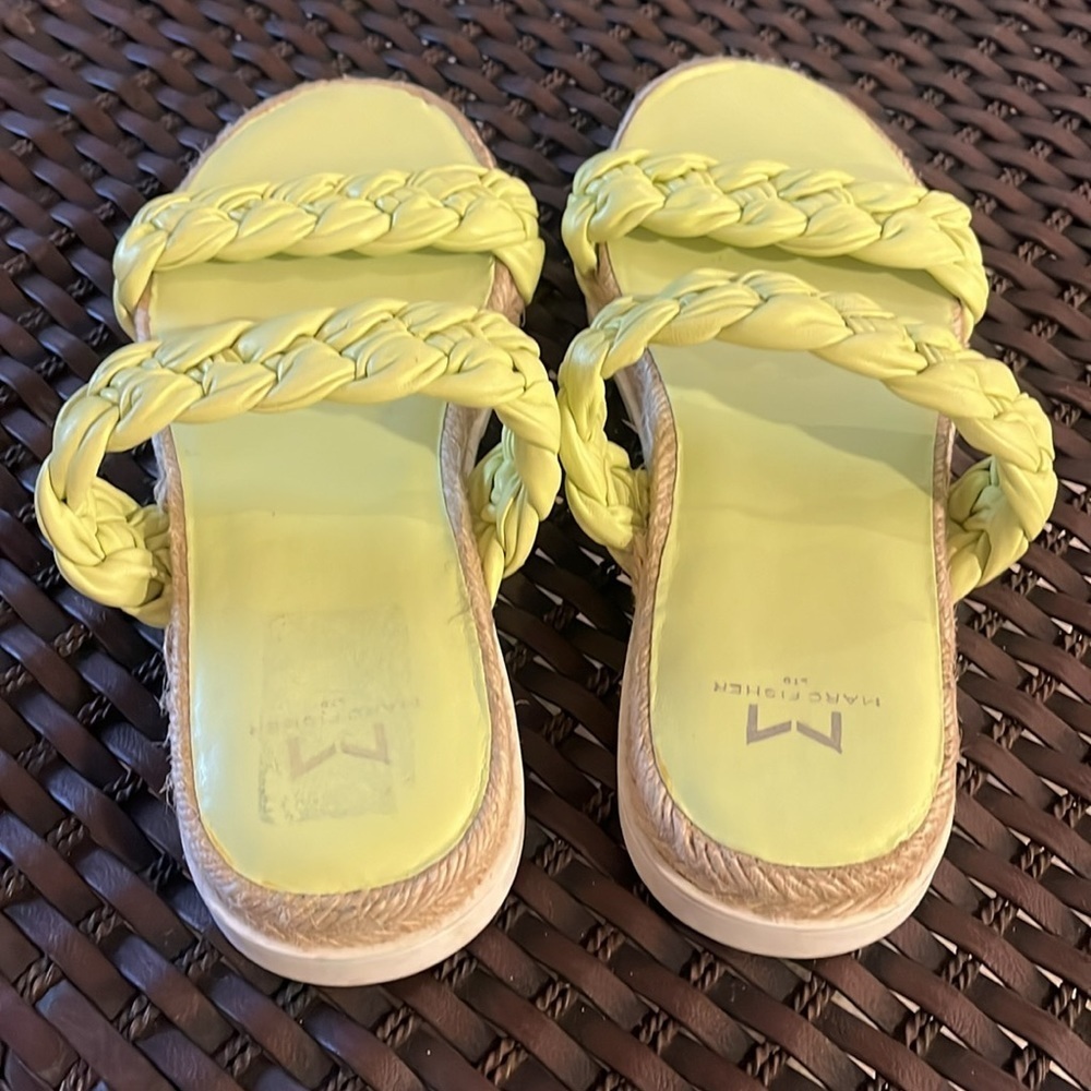 Marc Fisher Jaimee Leather Jute Flat Espadrille S… - image 4